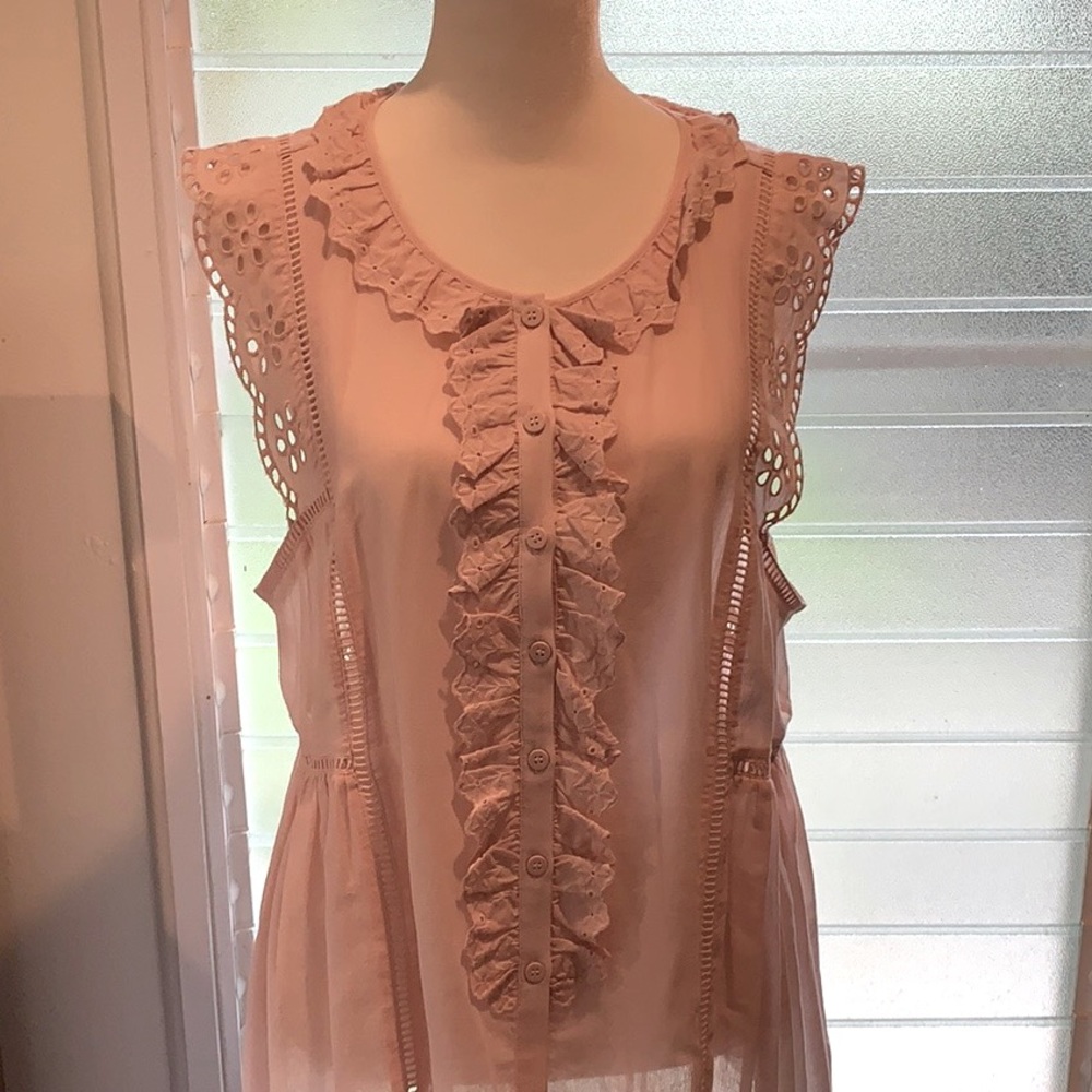NWOT Pale Pink XL Max Studio Top